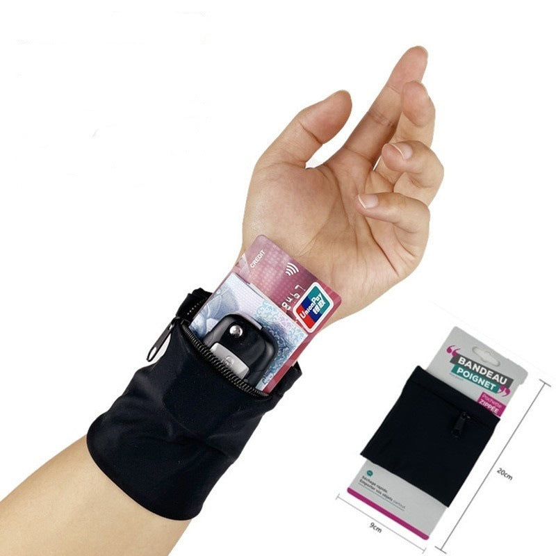 Wrist Bag Armband Sleeve Camping Mobile Phone Fitness Arm Wallet